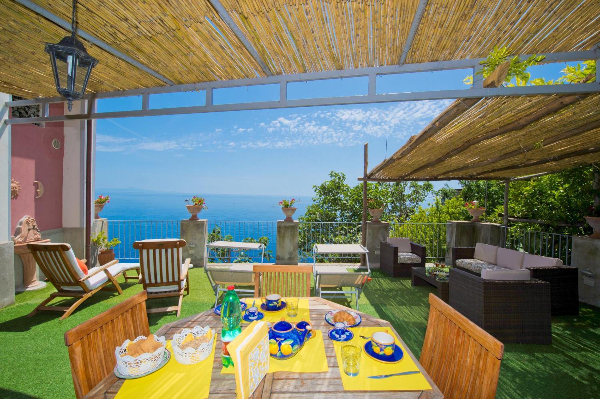 Palazzo Rocco Villa Sunshining In Love Praiano Exterior foto