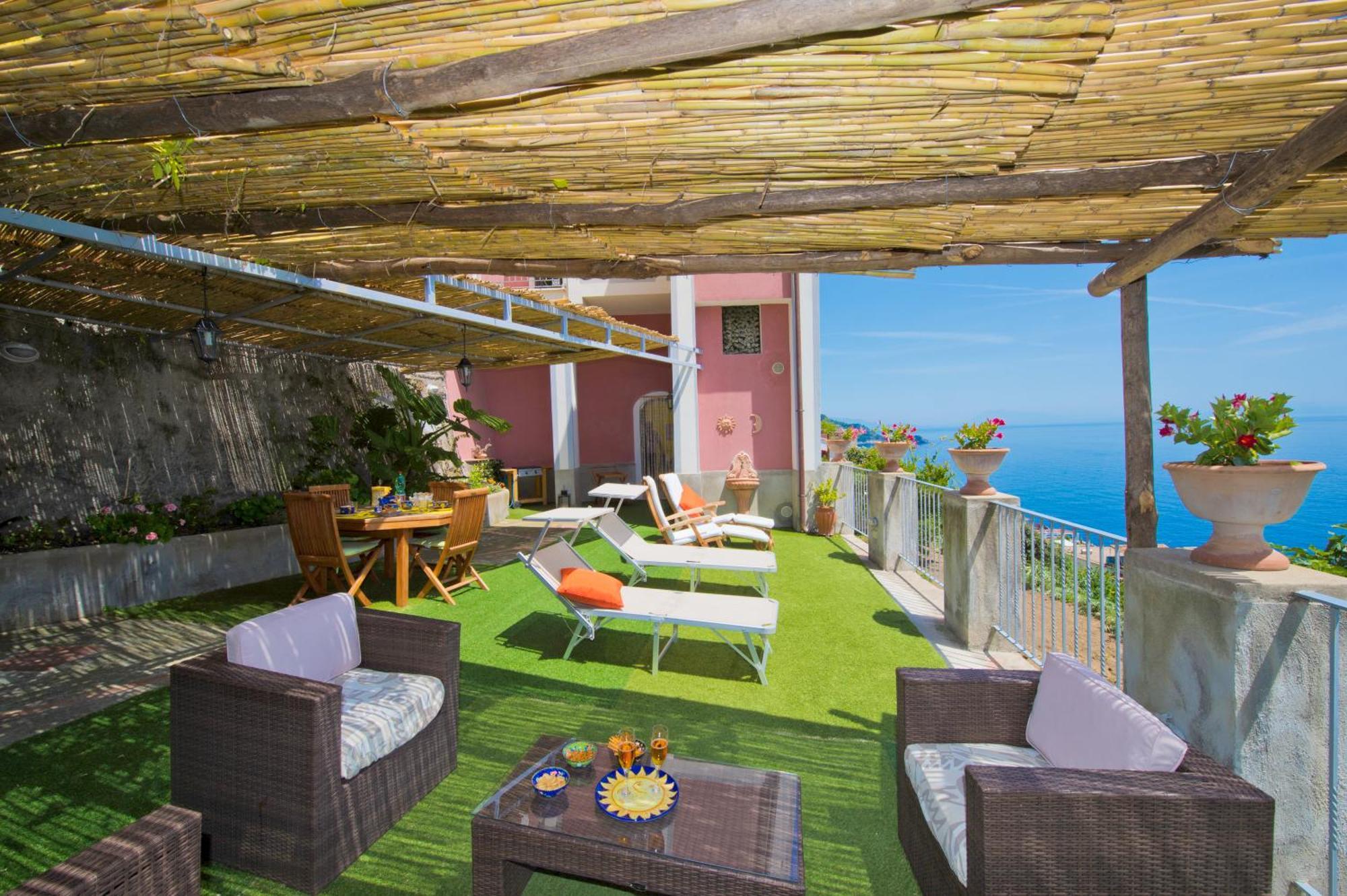 Palazzo Rocco Villa Sunshining In Love Praiano Exterior foto